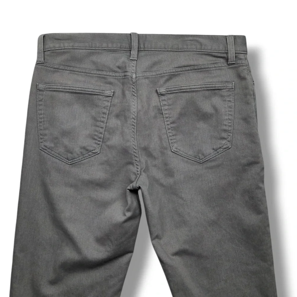 Banana Republic Traveler Pants Mens 33 x 34 Slim Fit Heathered Smoke Grey